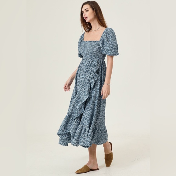 Nothing Fits But Hina Dress in Prussian - Picture 2 of 16